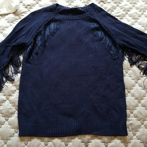 Donated! Piperlime Fringed Sweater, sz. Medium
